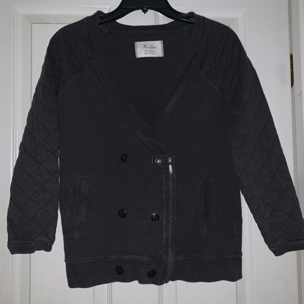 Madewell Dark blue/gray cardigan